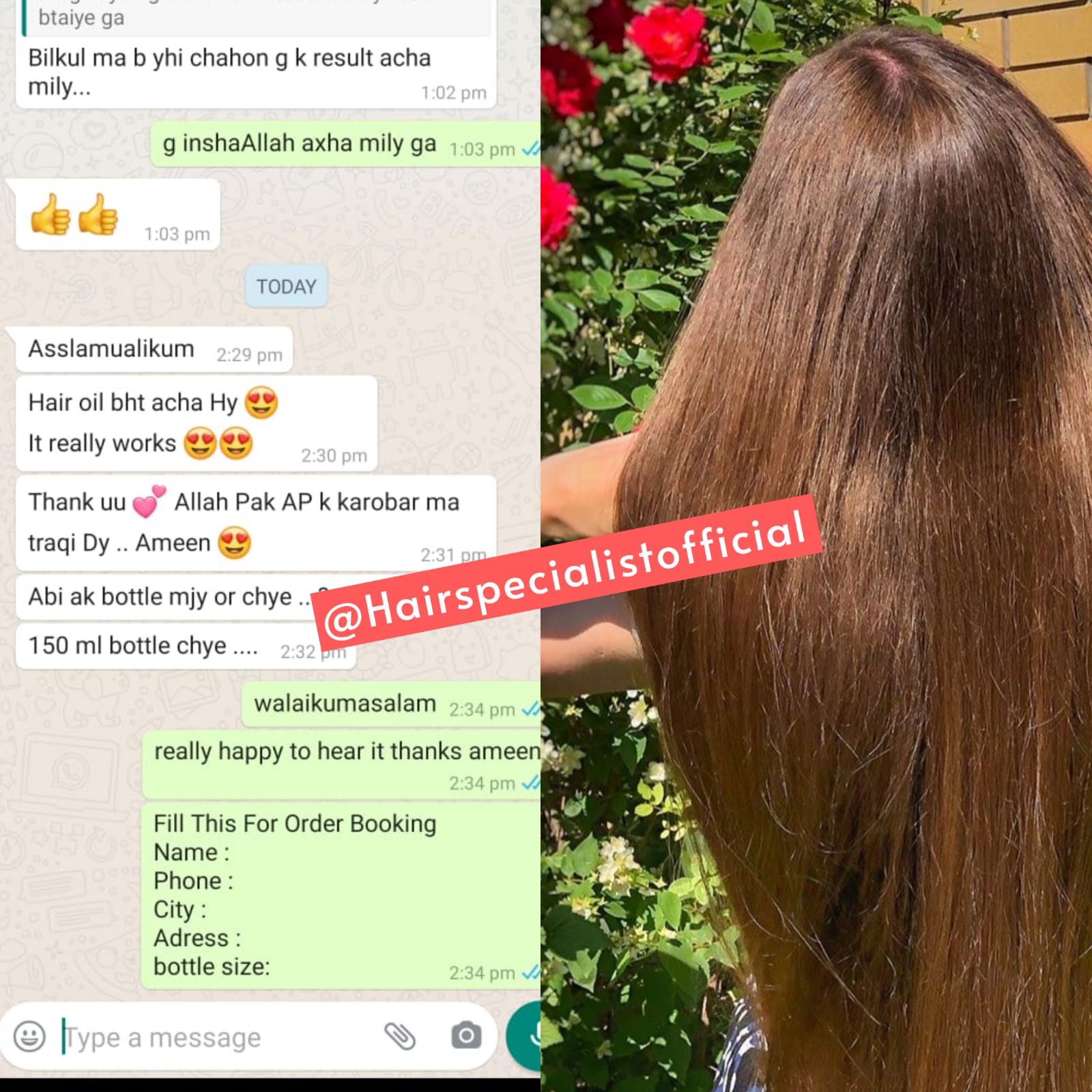 Organic Hair Oil